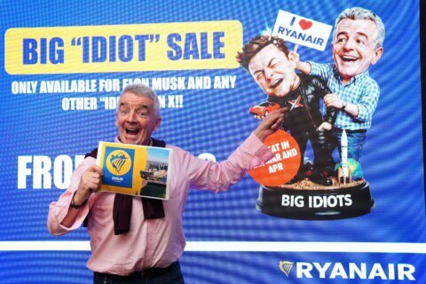 Ryanair CEO dismisses Elon Musk’s idea of buying the airline as verbal feud escalates