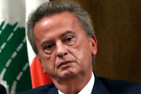 Lebanon ex-central bank chief’s corruption case being sent to top court, officials say