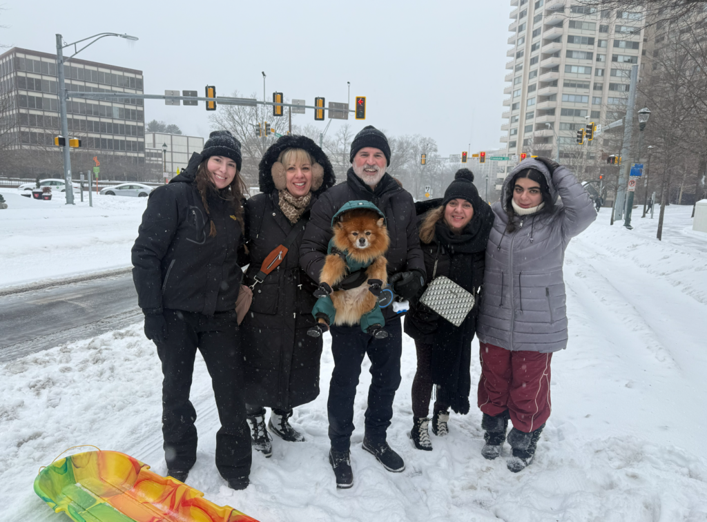 Sledding and snow forts: Montgomery County families brave icy blast for some winter fun