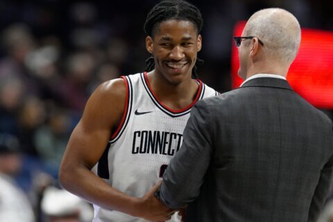 No. 4 UConn rallies past Providence late for 103-98 victory in overtime