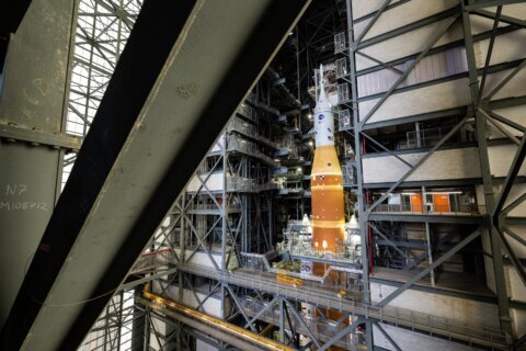 NASA’s new moon rocket heads to the pad ahead of astronaut launch as early as February