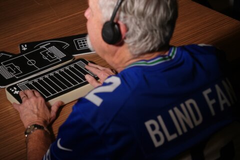 Some blind fans to experience Super Bowl with tactile device that tracks ball
