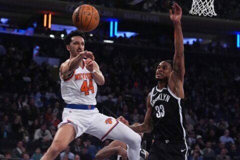 Knicks crush Nets 120-66 to end their 4-game skid with the most lopsided win in franchise history