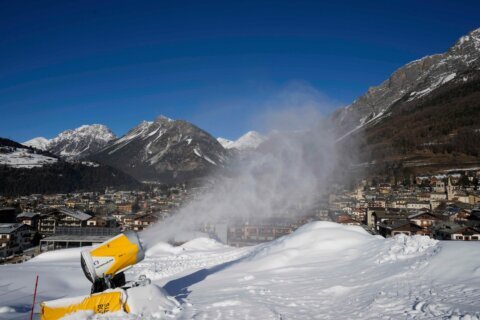 Italian expert’s manufactured snow will play big role at the Milan Cortina Games