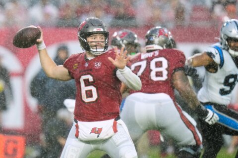 Baker Mayfield and the Buccaneers beat the Panthers 16-14, stay alive in chase for NFC South title