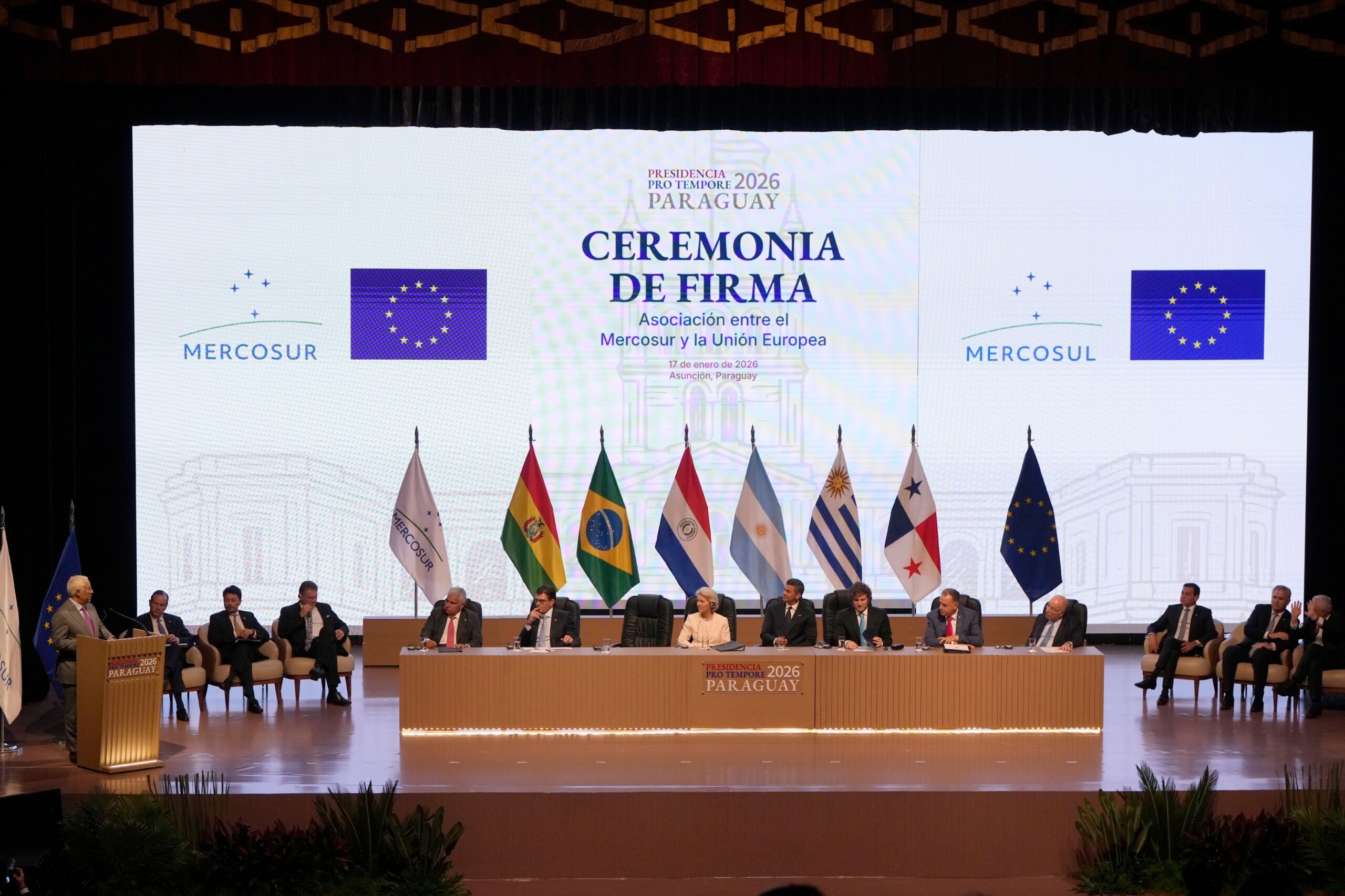 European Union and Mercosur bloc of South American nations sign landmark free trade agreement