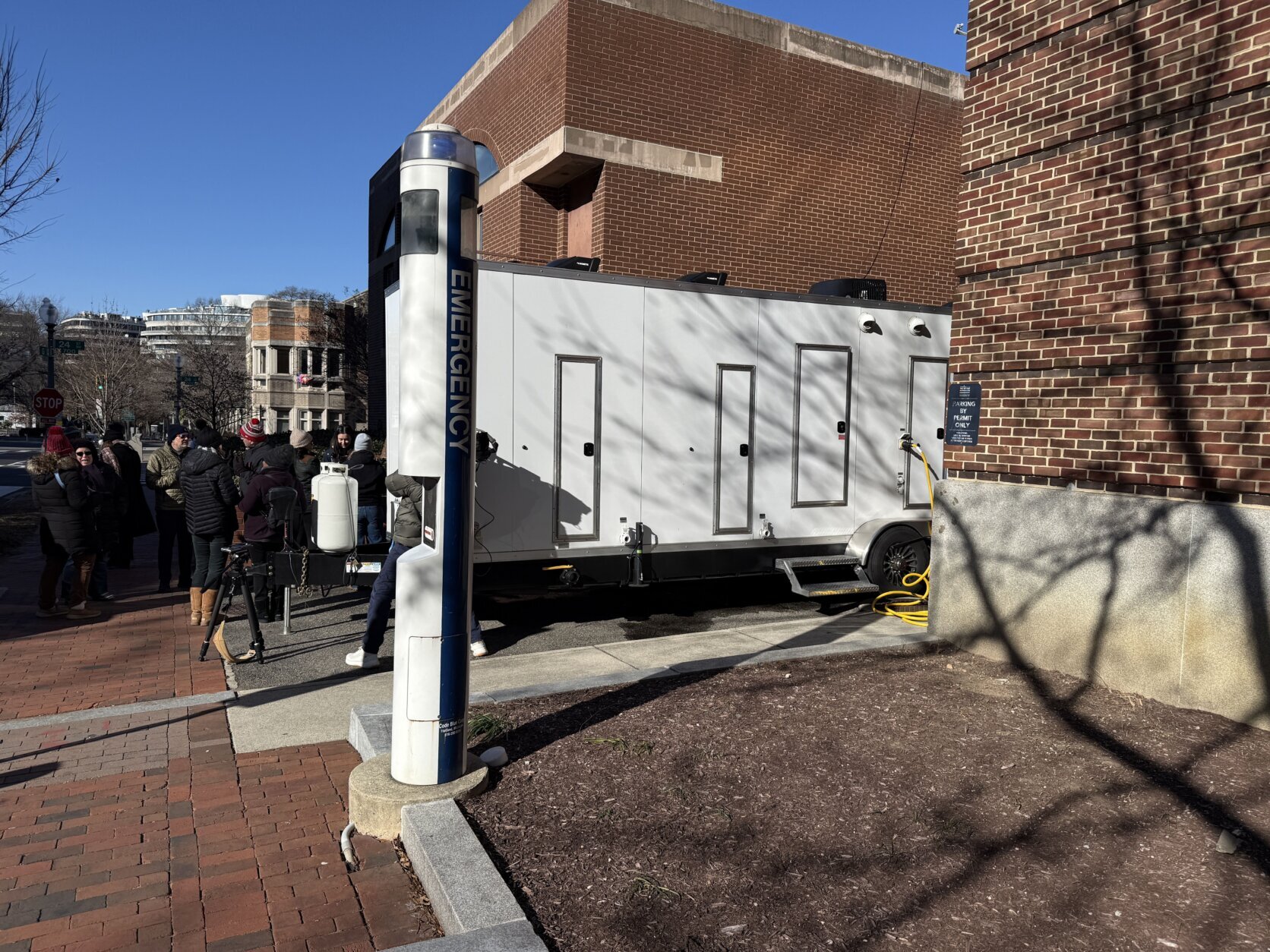 mobile outreach unit with private bathroom