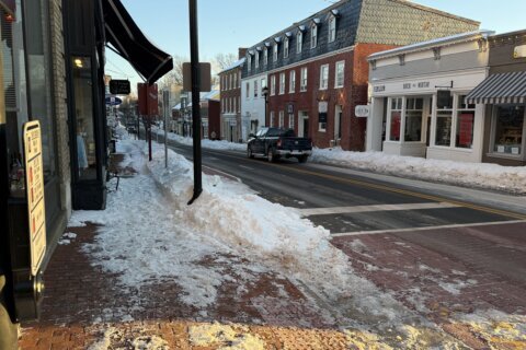 Dangerous cold takes over DC area as residents dig themselves out from icy weekend storm