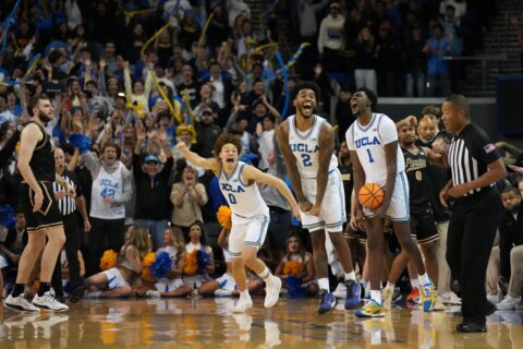 Bilodeau’s late 3-pointer helps UCLA stun No. 4 Purdue, snapping Boilermakers’ 9-game winning streak