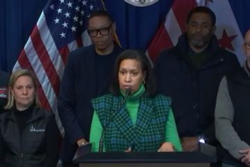 DC Mayor Muriel Bowser speaks Friday