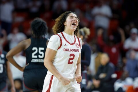 Oklahoma’s Chavez earns Dawn Staley’s respect with 15 points in OT to stun No. 2 South Carolina