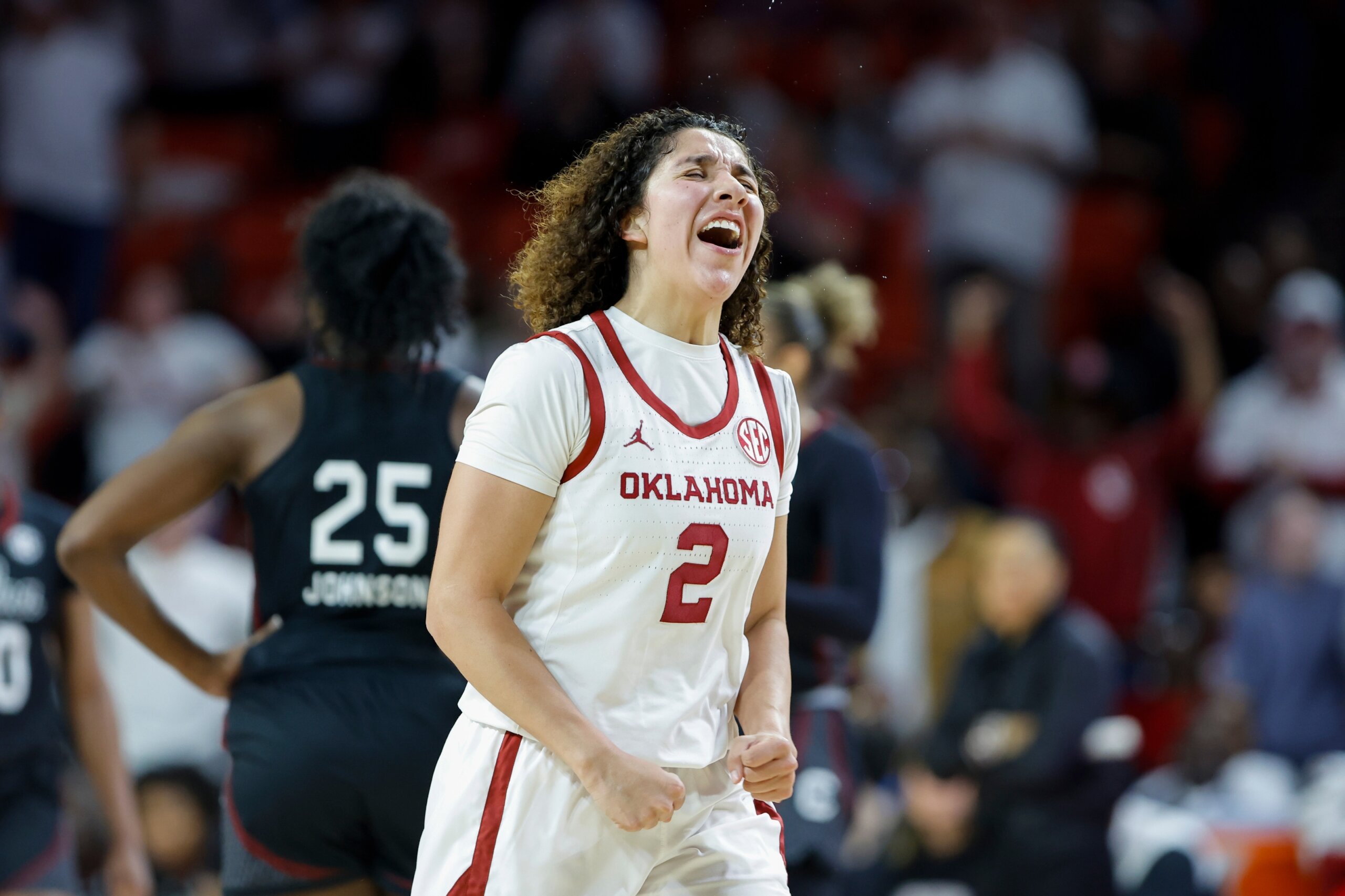 Oklahoma’s Chavez earns Dawn Staley’s respect with 15 points in OT to stun No. 2 South Carolina