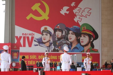 Vietnam party meeting opens with leadership and economic growth on the line
