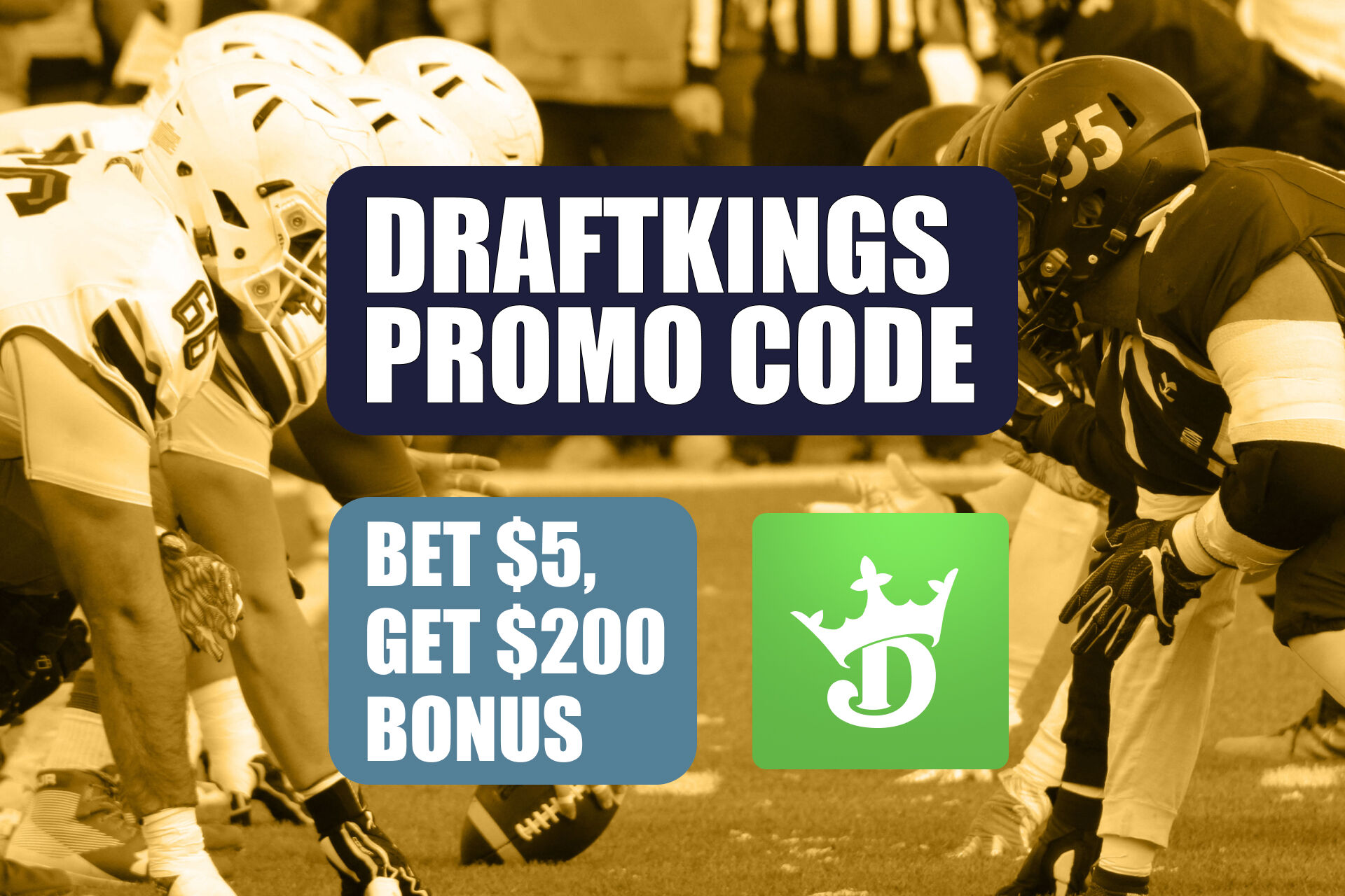 DraftKings Promo Code: Get $200 Bonus for NBA, NCAAF, NFL Week 18 Games
