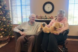 Tom and Margaret Botts lost their beloved dog years ago. But Margaret cradled Jennie and exclaimed, “She wants to go home with me!”