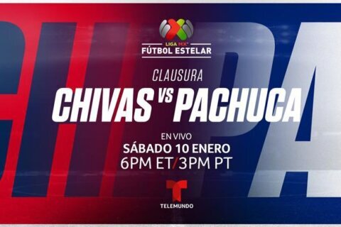 Este sábado arranca la Liga MX con el partido Chivas vs Pachuca y lo podrás ver en Telemundo
