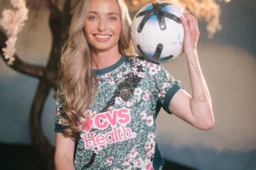 Washington Spirit cherry blossom jersey