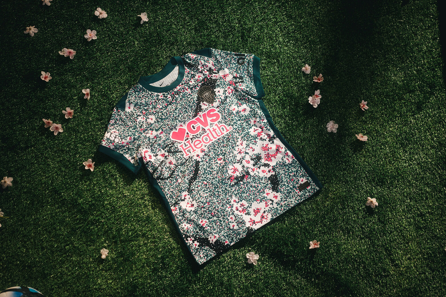 Washington Spirit cherry blossom jersey