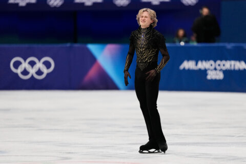 ‘Quad God’ Ilia Malinin falls twice in Olympic disaster, allowing Mikhail Shaidorov to claim gold