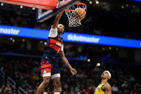 Wizards beat the Pacers 112-105, snapping a 3-game slide