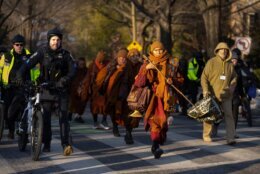 APTOPIX Buddhist Monks Peace Walk Washington