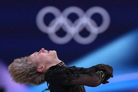 ‘Quad God’ Ilia Malinin falls twice in Olympic disaster, allowing Mikhail Shaidorov to claim gold