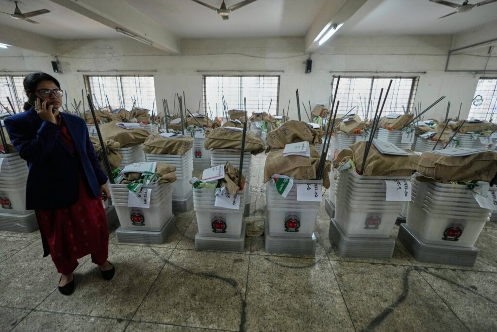 Polls open for Bangladesh’s first election since the 2024 uprising that ousted Hasina