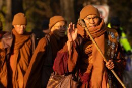 Buddhist Monks Peace Walk Washington