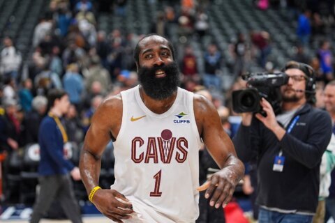 James Harden out for the Cavaliers against the Bucks after breaking right thumb
