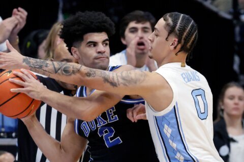 Seth Trimble hits late 3 to lift No. 14 UNC past No. 4 Duke 71-68 in stunning rivalry finish