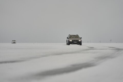 Take a ride across frozen sea on Estonia’s ice road