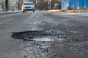 Where there is snow and roads, there will be potholes