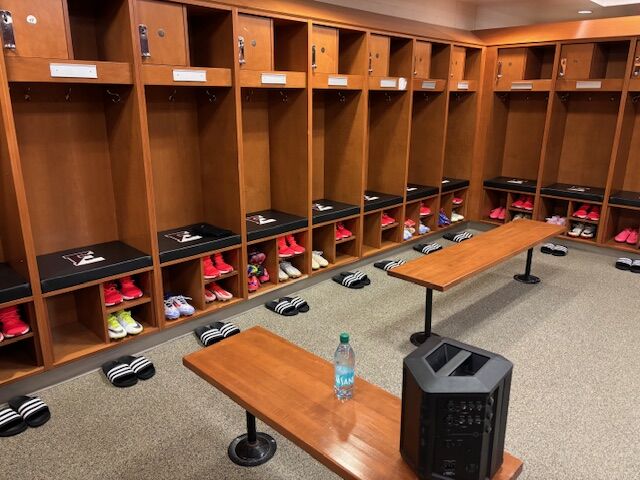 locker room