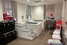 cold tub and hot tub