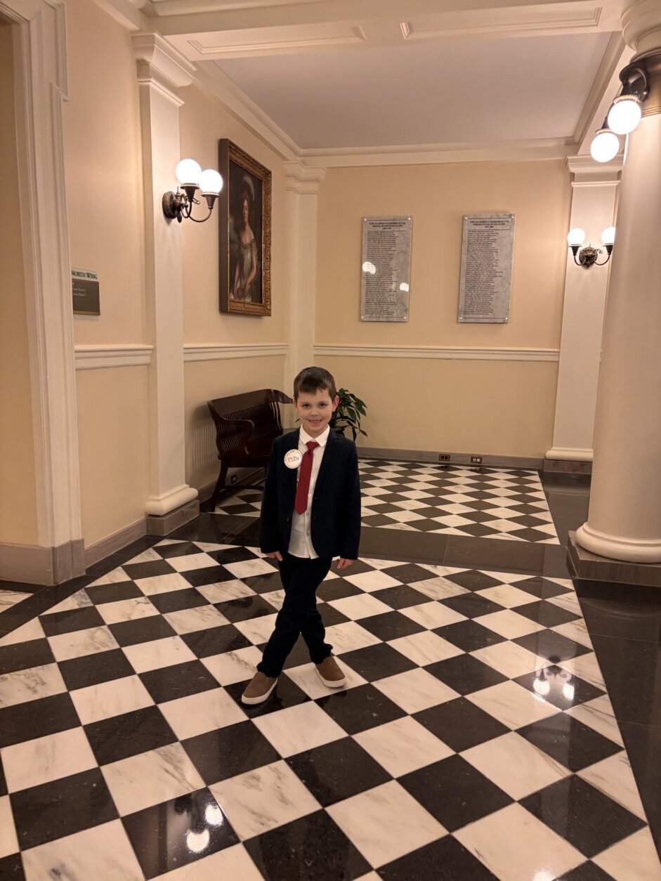 Ruston poses in Richmond