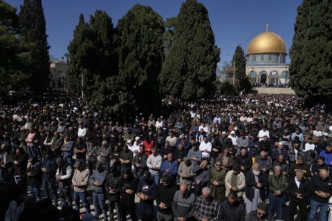 Ramadan’s first Friday prayers are held at Jerusalem’s Al-Aqsa mosque