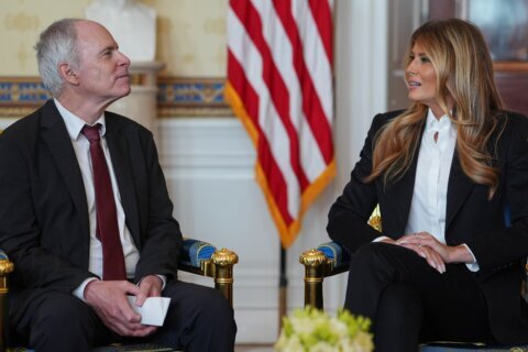 Melania Trump meets with freed American-Israeli hostage whose story she features in her new film