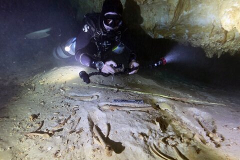 A prehistoric skeleton found deep in a flooded Mexican cave was likely placed there in a ritual