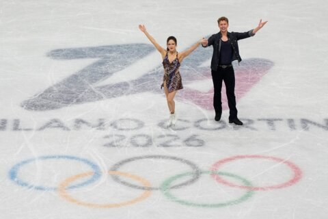 Chock and Bates rock the ice with world-best score to open figure skating at Milan Cortina Olympics