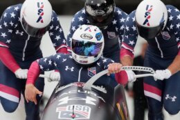 Olympics Bobsledding US Del Duca