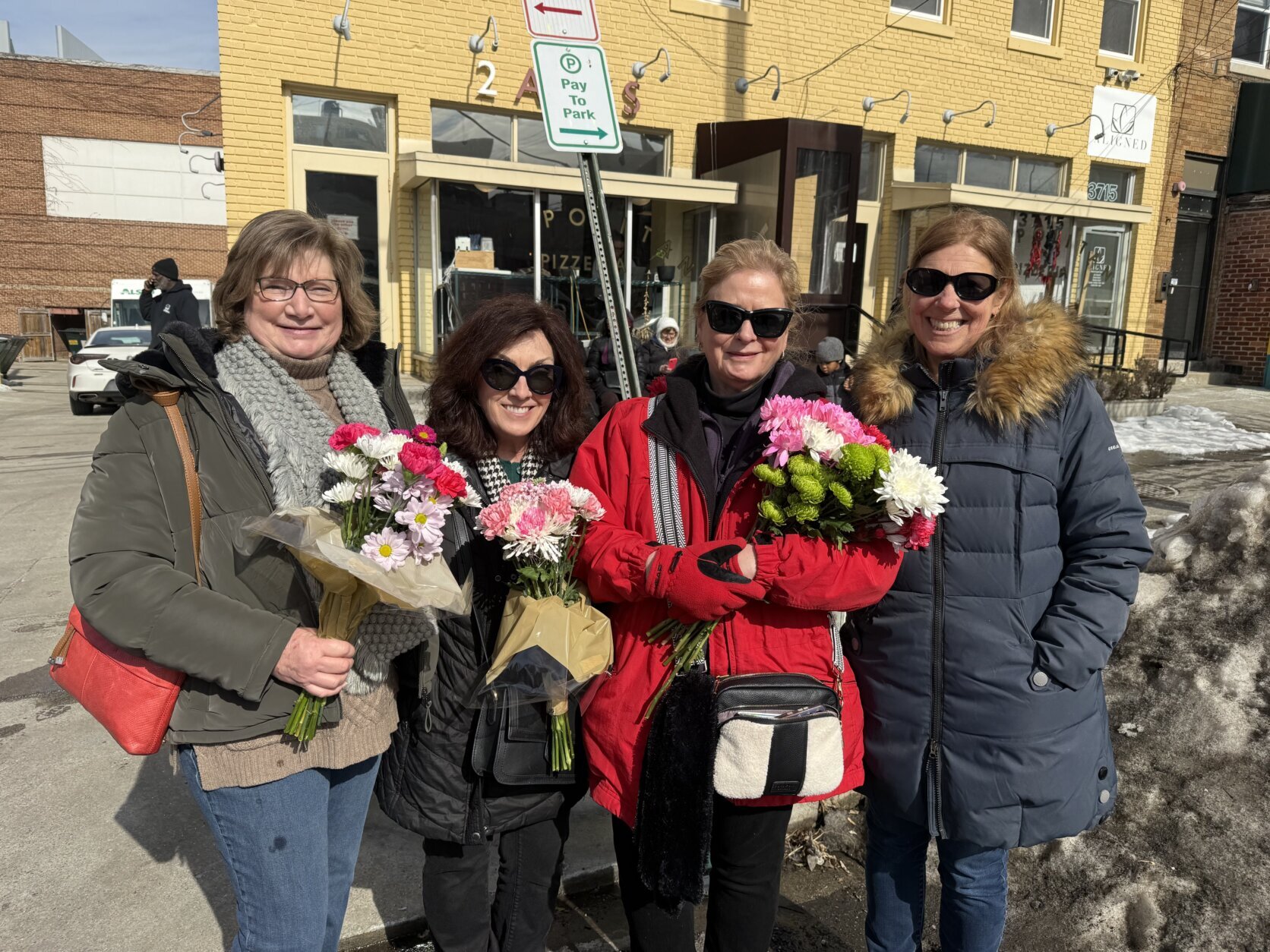 people seeing the monks