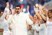 Bad Bunny brings Gaga, Martin and Puerto Rican pride to Super Bowl as Green Day, Puth play pregame