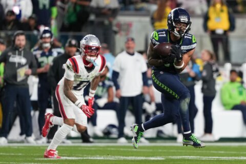 Seattle Seahawks star wide receiver Jaxon Smith-Njigba leaves Super Bowl, evaluated for concussion