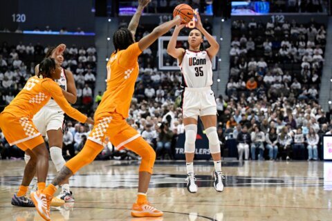 No. 1 UConn crushes Tennessee 96-66 in the Lady Vols’ worst loss in the history of the rivalry