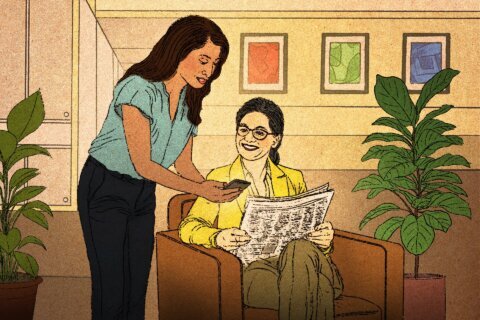 Coworkers of different generations mentor each other to reduce workplace misunderstandings