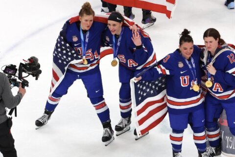 Kelly Pannek, a member of the U.S. women's hockey team, is celebrating a gold medal win after a stunning match against Canada at the 2026 Winter Olympics. Pannek joined CBS News 24/7 Mornings with her reaction.