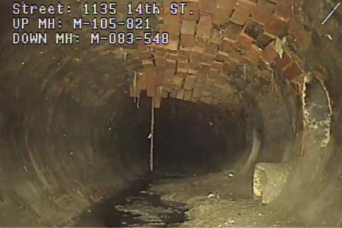 DC Water closes lanes on 14th Street NW as crews stabilize old sewer tunnel
