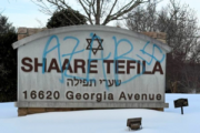 ‘Very disturbing’: Rabbi reacts after antisemitic graffiti found at Olney synagogue