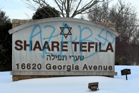 ‘Very disturbing’: Rabbi reacts after antisemitic graffiti found at Olney synagogue