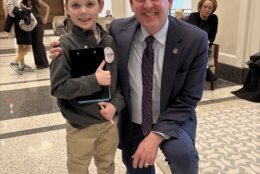 Ruston stands alongside Virginia Sen. Jeremy McPike, who sponsored the bill in the upper chamber